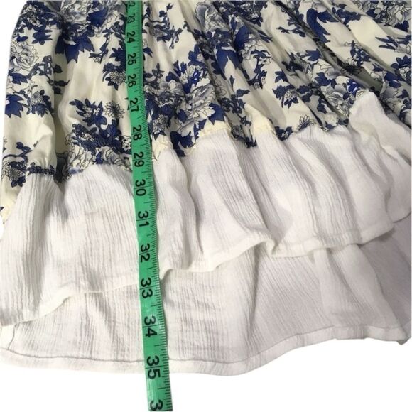 ALTAR’D‎ STATE FLORAL BOHO COTTAGECORE PRAIRIE SLEEVELESS HI LOW FLOWY DRESS M - Picture 8 of 10